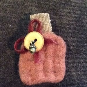 Handmade felted wool autumn pin brooch